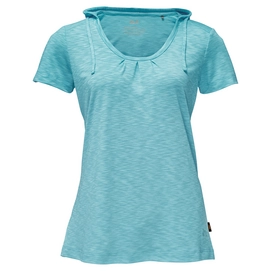 T-Shirt Jack Wolfskin Women Travel Hoody Aqua