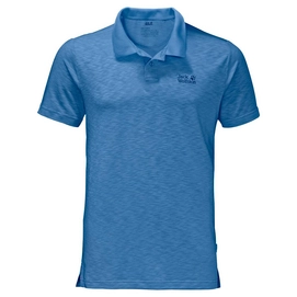 Poloshirt Jack Wolfskin Travel  Wave Blau Herren