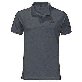 Polo Jack Wolfskin Travel Polo Homme Dark Iron