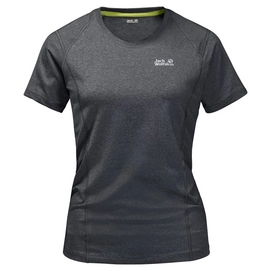 T-Shirt Jack Wolfskin Silver Sky T-Shirt Women Ebène
