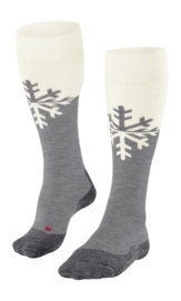 Skisocken Falke SK2 Intermediate Damen Light Grey