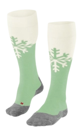 Skisocken Falke SK2 Intermediate Damen Quiet Green