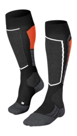 Skisocken Falke SK2 Intermediate Herren Black