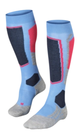 Chaussettes de Ski Falke Women SK2 Intermediate Bleu Note