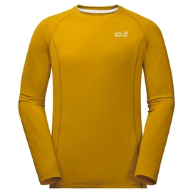 Longsleeve Jack Wolfskin Hollow Range Longsleeve Golden Yellow Herren
