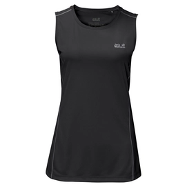 Tanktop Jack Wolfskin Rock Chill Top Schwarz Damen