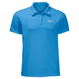 Polo Jack Wolfskin Three Towers Polo Homme Ocean Blue