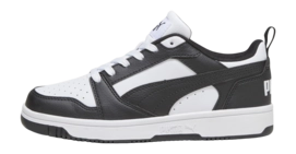 Baskets PUMA Jeune PUMA Rebound V6 Lo PUMA White PUMA Black
