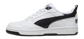 Baskets PUMA Jeune PUMA Rebound V6 Lo PUMA White PUMA Black PUMA Black