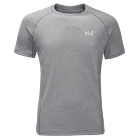 T-Shirt Jack Wolfskin Hydropore Athletic T Homme Alloy