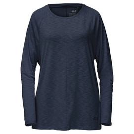 Long Sleeve T-Shirt Jack Wolfskin Travel Women Midnight Blue