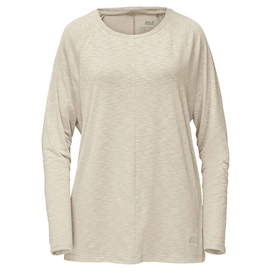 Longsleeve Jack Wolfskin Travel Longsleeve T White Sand Damen