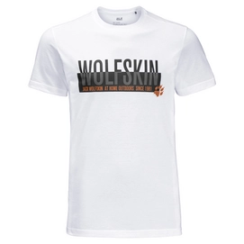 T-Shirt Jack Wolfskin Men Slogan White Rush