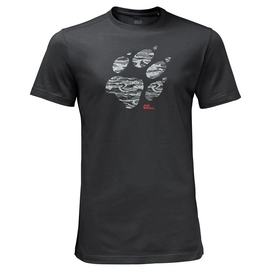 T-Shirt Jack Wolfskin Laguna Paw T Phantom Herren