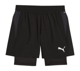 Pantalon de Sport PUMA Men teamGOAL Training Short PUMA Black PUMA White Flat Darl Gray Etrias