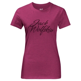 T.Shirt Jack Wolfskin Brand T Amethyst Damen