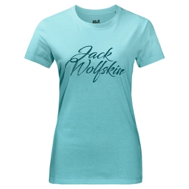 T-Shirt Jack Wolfskin Brand Blau Damen