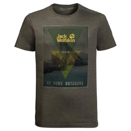 T-Shirt Jack Wolfskin Men Mountain T Pinewood