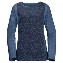 Longsleeve Jack Wolfskin Moro Panel Longsleeve Ocean Wave Damen