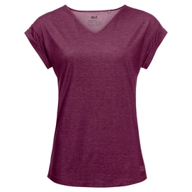 T-Shirt Jack Wolfskin Womens Coral Coast Wild Berry