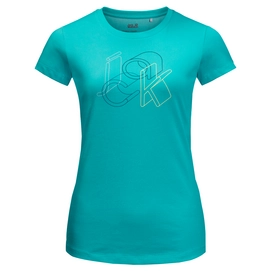 Tee-Shirt Jack Wolfskin Women Ocean Aquamarine