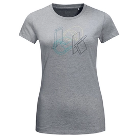 T-Shirt Jack Wolfskin Women Ocean Slate Grey