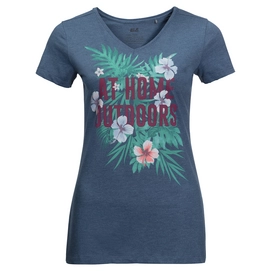 T-Shirt Jack Wolfskin Women At Home Ocean Wave