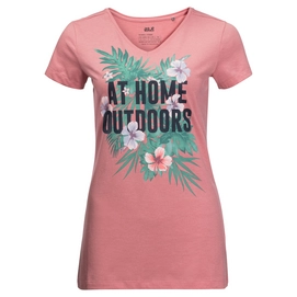 T-Shirt Jack Wolfskin Women At Home Rose Quartz Damen