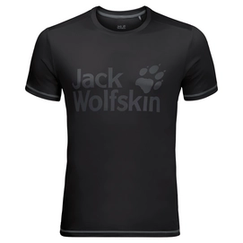 T-Shirt Jack Wolfskin Mens Sierra Black