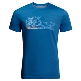 T-Shirt Jack Wolfskin Men Ocean Electric Blue