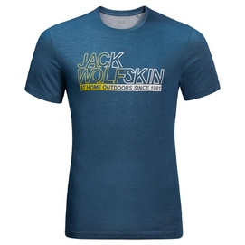 T-Shirt Jack Wolfskin Mens Ocean Poseidon Blue