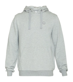 Hoodie KnowledgeCotton Apparel Men Arvid Basic Hood Badge Sweat Grey Melange '24