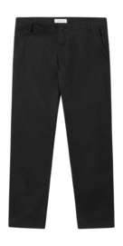 Broek KnowledgeCotton Apparel Men Luca Slim Twill Chino Black Jet