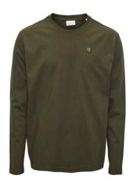 Manches Longues KnowledgeCotton Apparel Men Viggo Badge Forrest Night