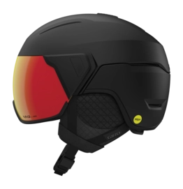 Skihelm Giro Orbit Spherical Unisex Matte Black Vivid Ember