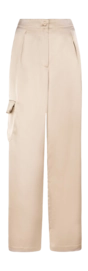 Pantalon Dante6 Women D6Harlow Satin Wide Sand