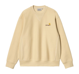Pull Carhartt WIP Unisexe American Script Rattan
