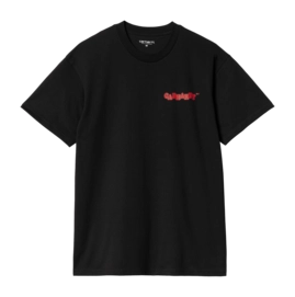 T-Shirt Carhartt WIP Unisexe S/S Fast Food T-Shirt Black / Red