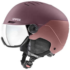 Casque de Ski Uvex Wanted Visor Bramble / Antique Rose Mat