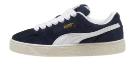 PUMA Men Suede XL Hairy Club Navy-Frosted Ivory