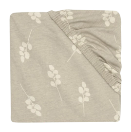 Spannbettlaken Jollein Jersey Twig Olive Green