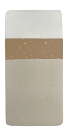 Draps pour Lit d'Enfant Jollein Stargaze Biscuit