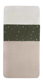 Ledikantlaken Jollein Laken Ledikant Stargaze Leaf Green
