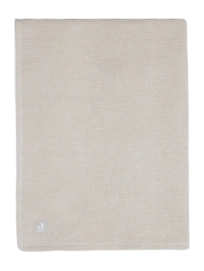 Babydeken Jollein Deken Wieg Basic Knit Nougat/Fleece