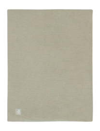 Babydeken Jollein Deken Wieg Basic Knit Olive Green