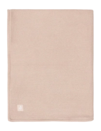 Babydeken Jollein Deken Wieg Basic Knit Wild Rose/Fleece