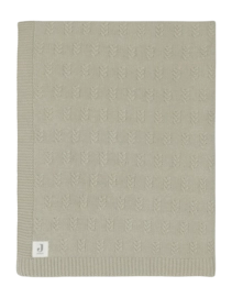 Babydeken Jollein Deken Wieg Grain Knit Olive Green