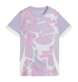 Tennis Shirt PUMA Women IndividualGOAL Graphic Jersey Vivid Violet