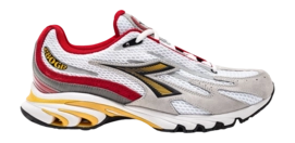 Baskets Diadora Femme Mythos Propulsion 280 Mascotte Super White Carmine Red
