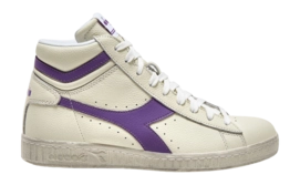Sneaker Diadora Game L High Waxed Damen White Violet Berry